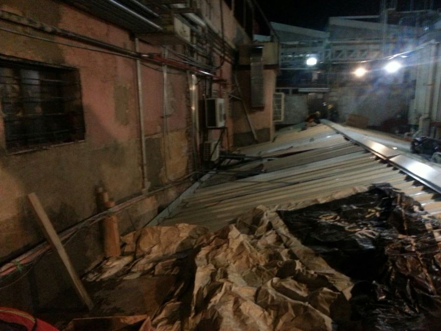 Proceso de instalación de cubierta Glamet y lamina acrílica