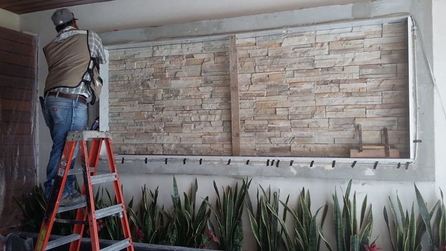 Proceso Forrado Piedra