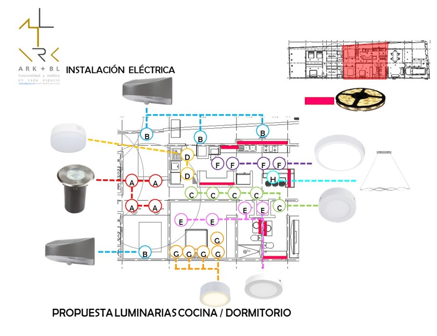 Propuesta de iluminación en remodelación