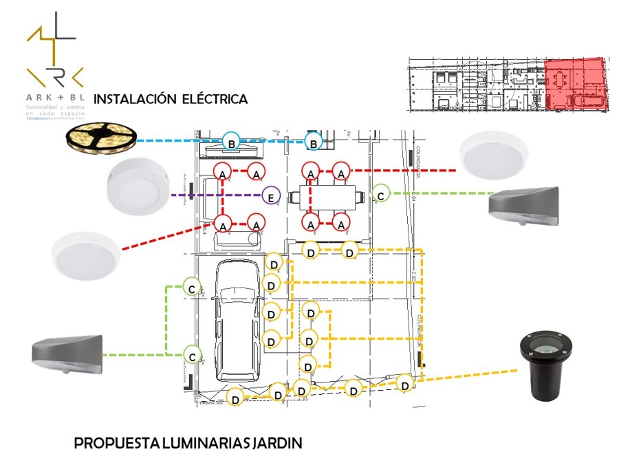 Propuesta de iluminación en remodelación