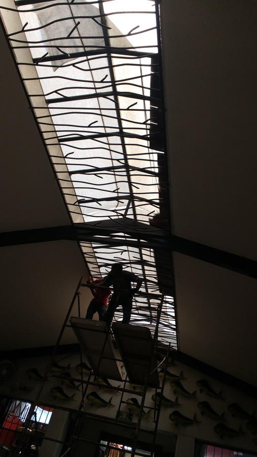 proteccion en domo de restaurant