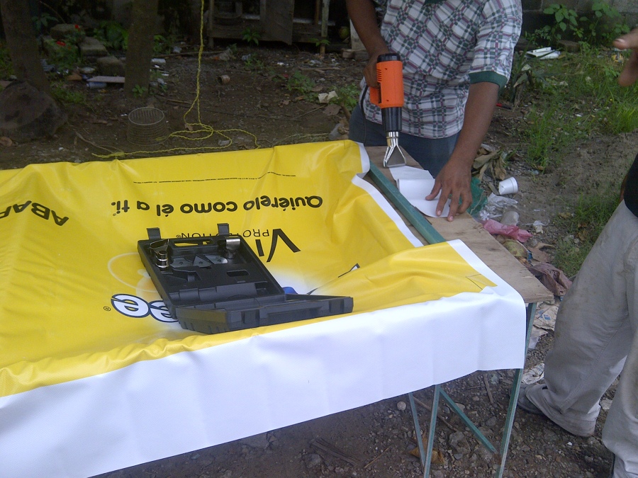 Pruebas de adherencia de lona