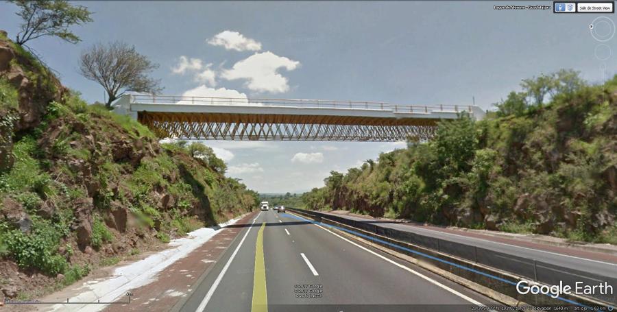 Puente Los Chombos ya terminado.
