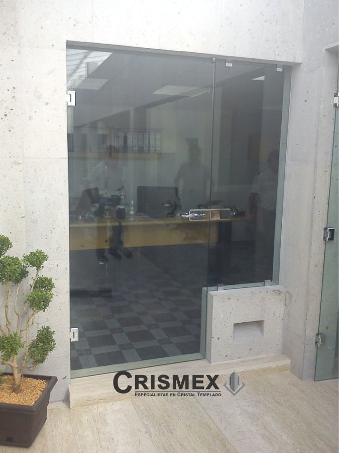 Puertas y accesos Cristal Templado Crismex