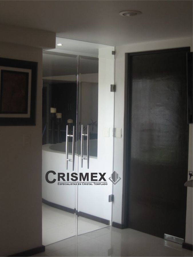 Puertas y accesos Cristal Templado Crismex