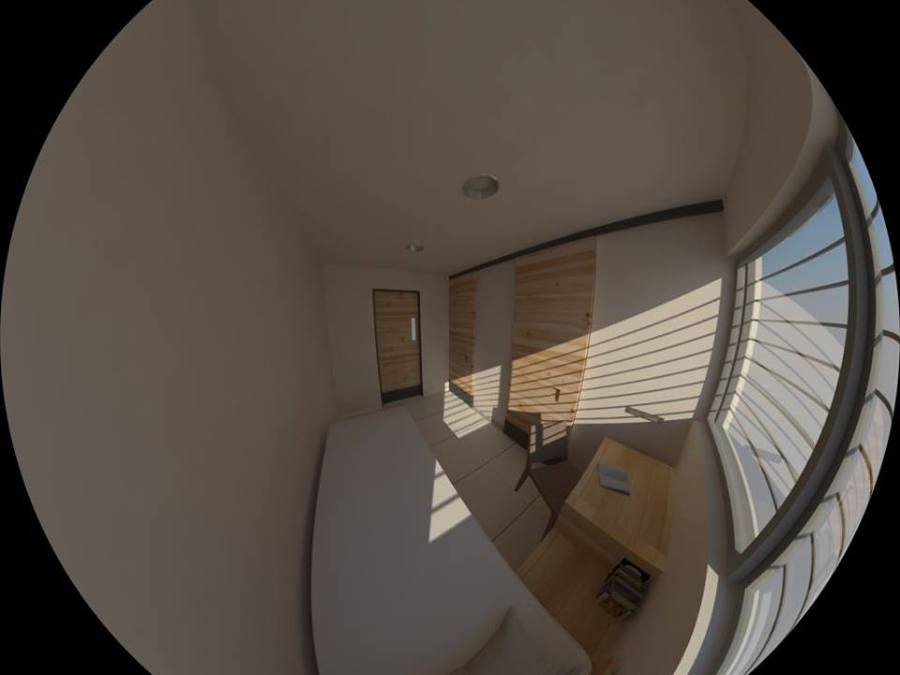 Puertas y ventanas en habitación