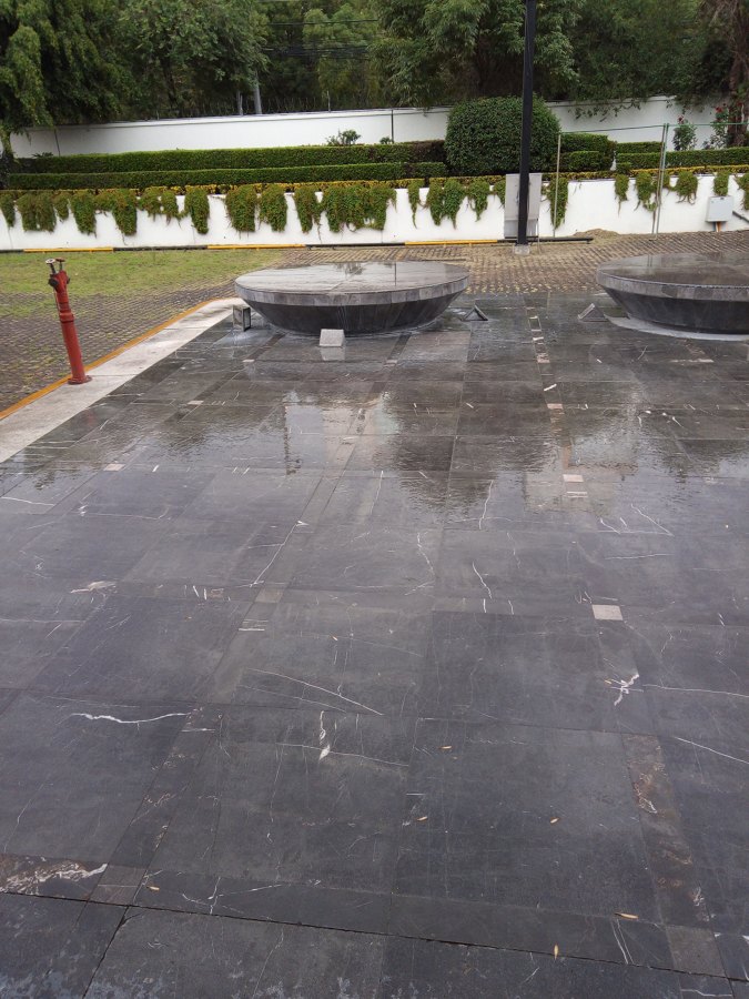 Pulido de piso de mármol
