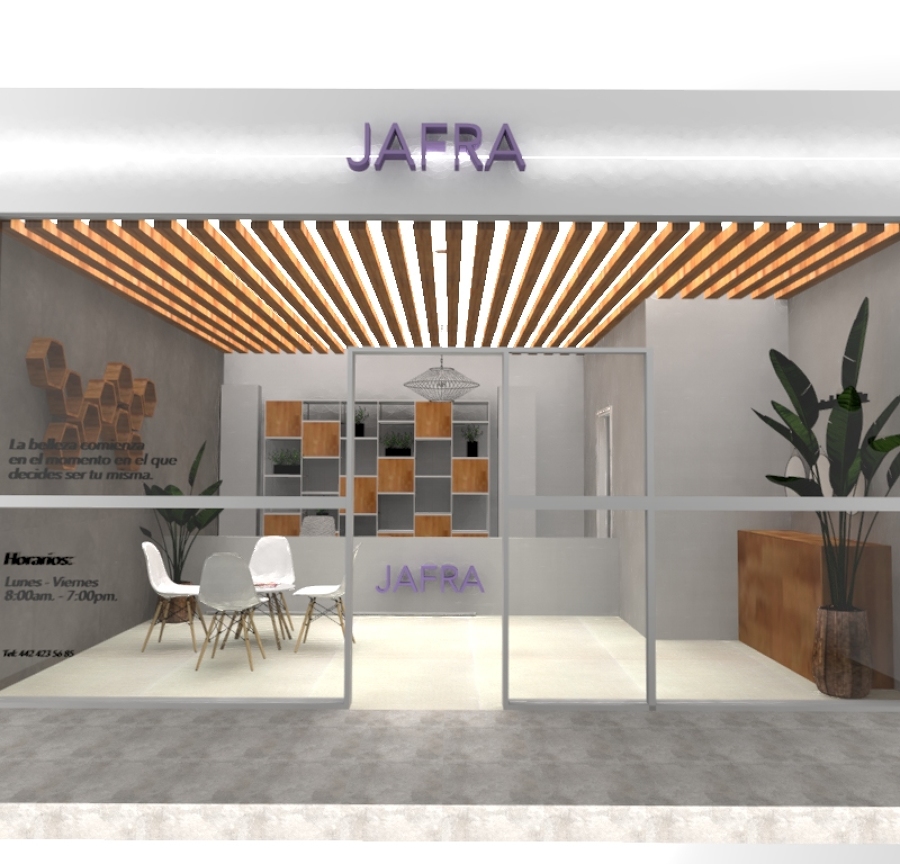 Punto de venta de maquillaje