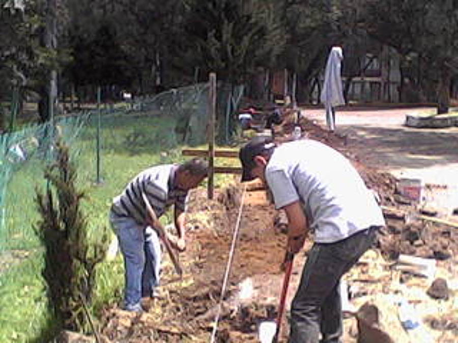 Rascado y levantamiento de malla