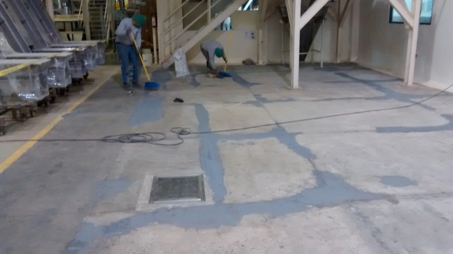 Recubrimiento de Poliuretano  en planta GALDISA