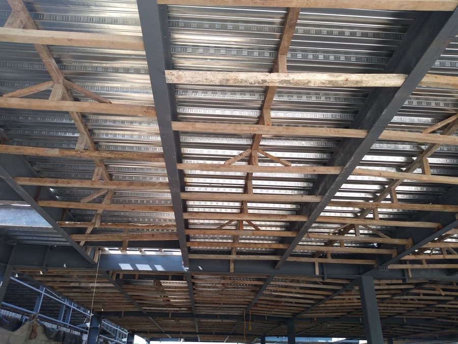 Refuerzo de losa cero para colado