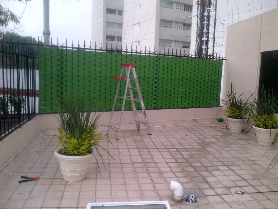 reja  de herrería forrada