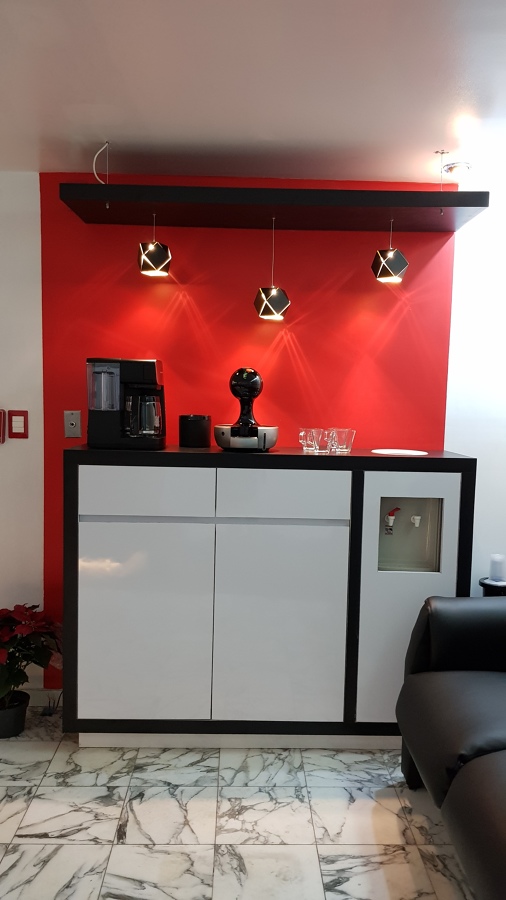 Remodelacion de recepción ARAMARK