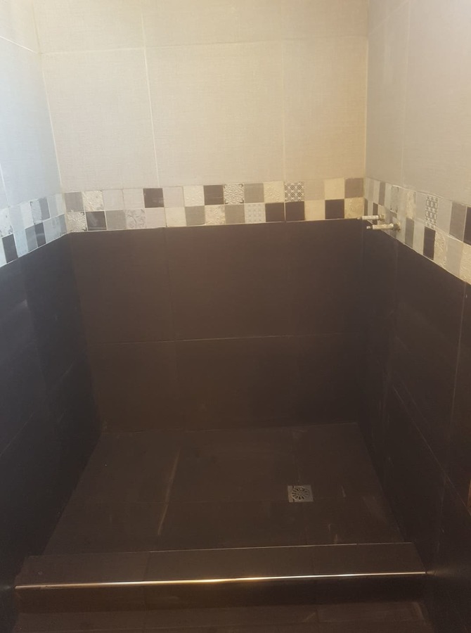 Remodelacion total de baño con loseta 50x50cm