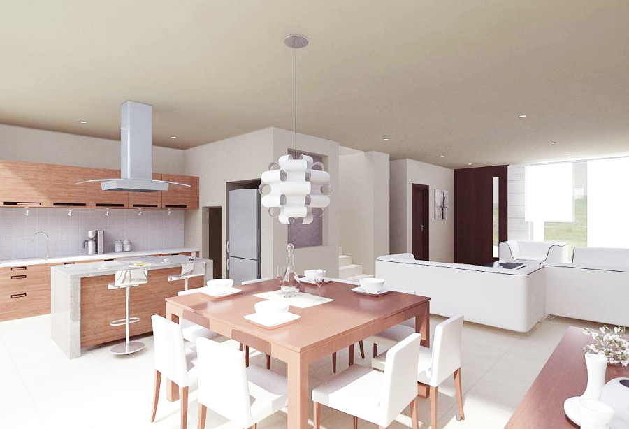 Render cocina-comedor