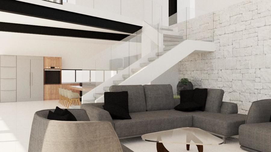 RENDER DE SALA COCINA