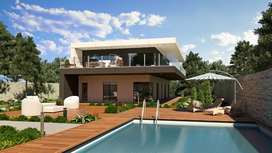 Render Exterior del diseño