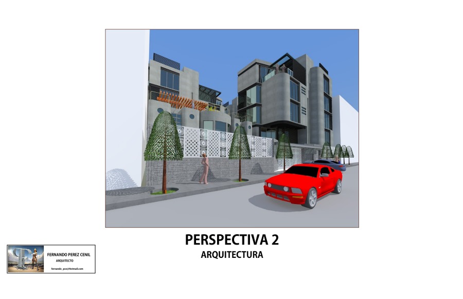 Render Perspectiva Exterior.