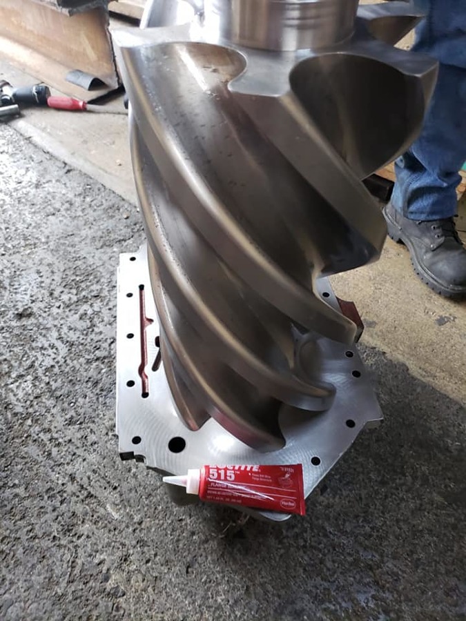 Reparacion compresor tipo tornillo