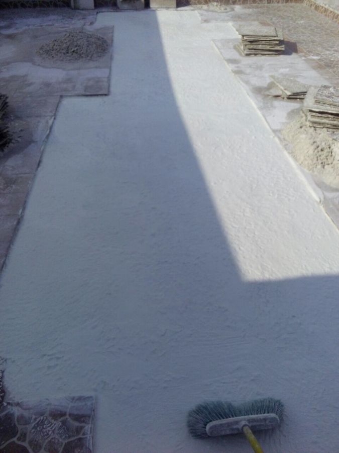 Reparación con impermeabilizante cementicio
