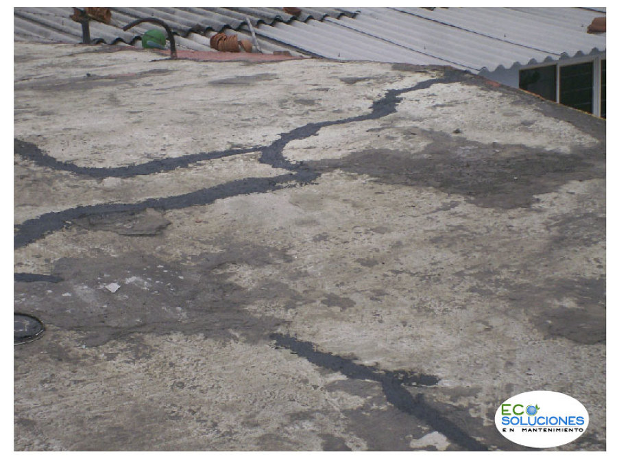 Reparación de grietas y fisuras existentes.