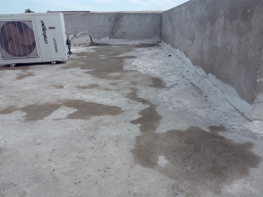 Reparación de re-nivelado de azotea