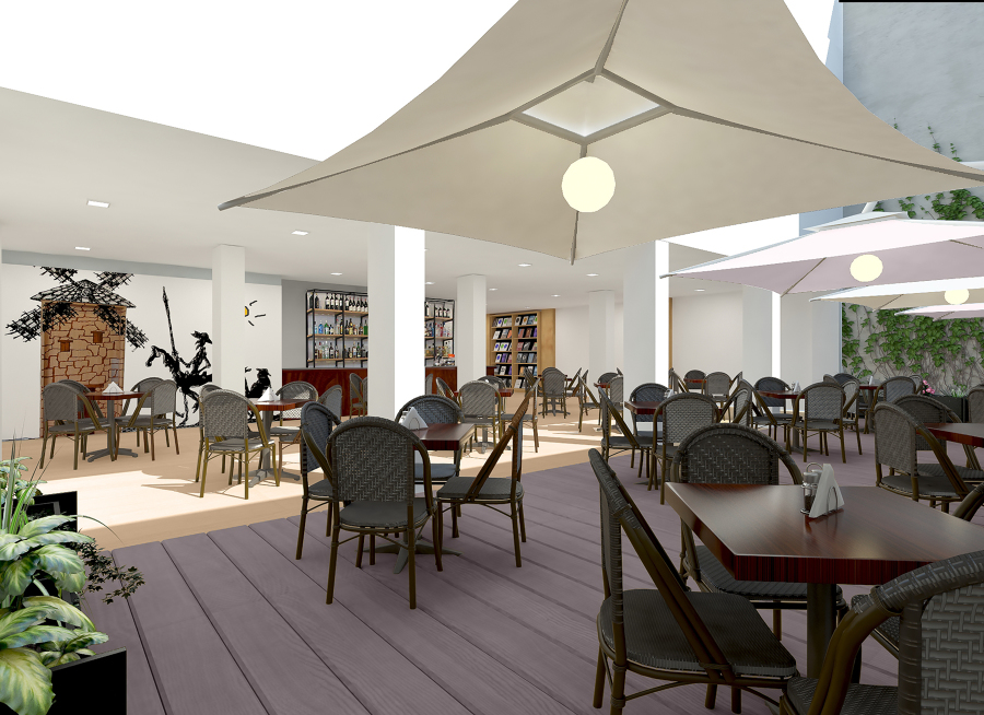 Restaurant Librería Terraza