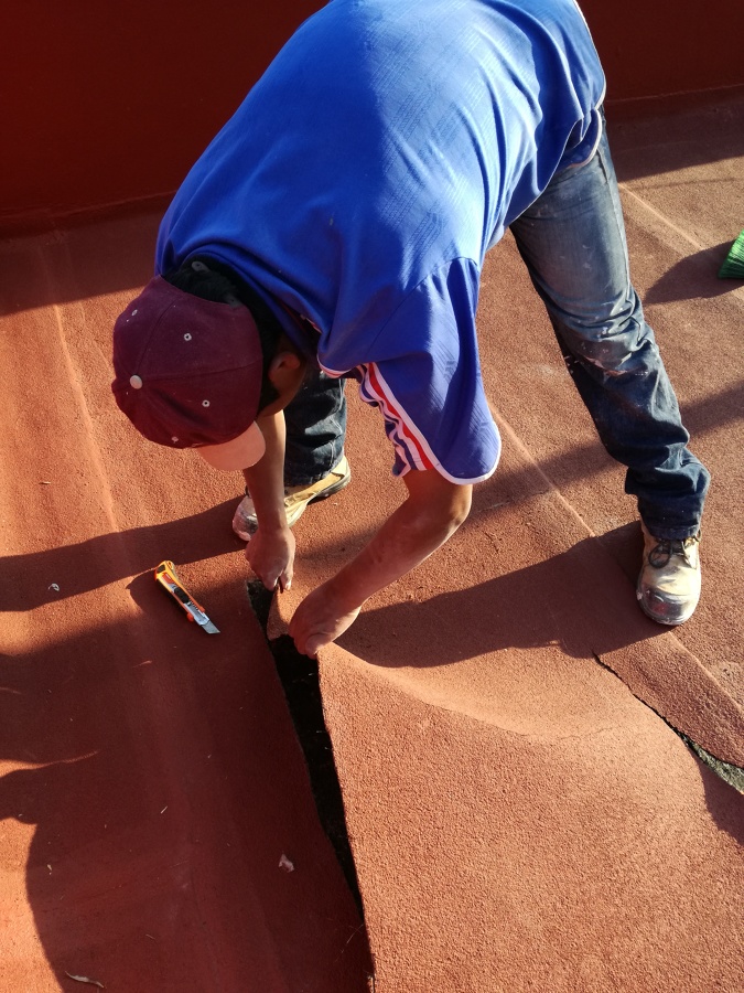 Retiro de impermeabilizante