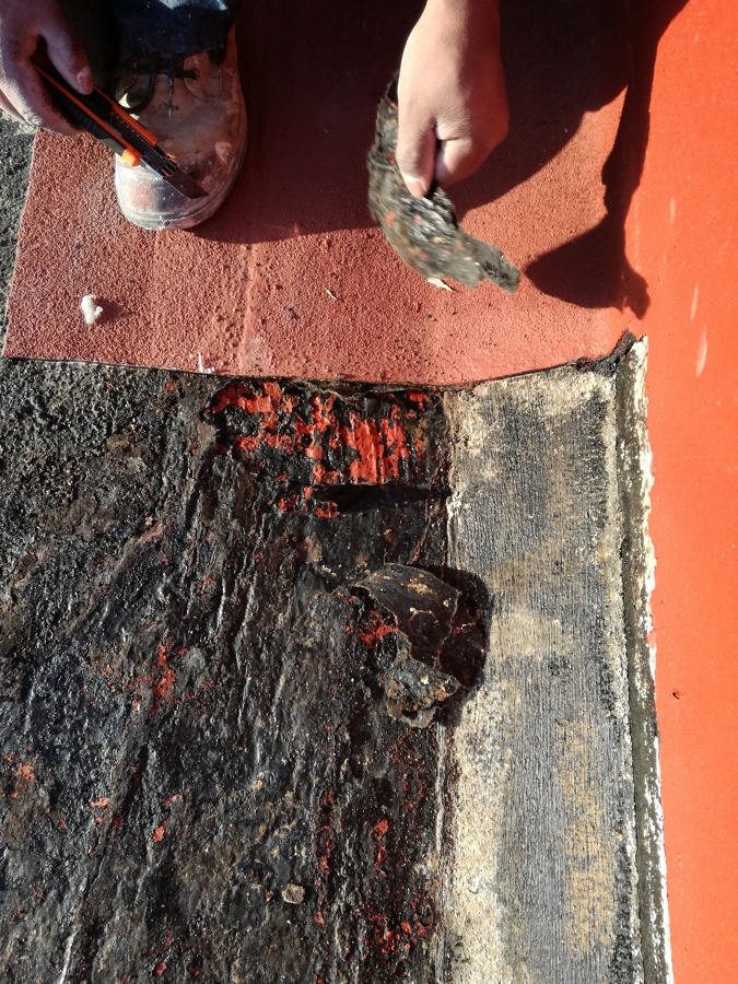 Revisión de impermeabilizante.