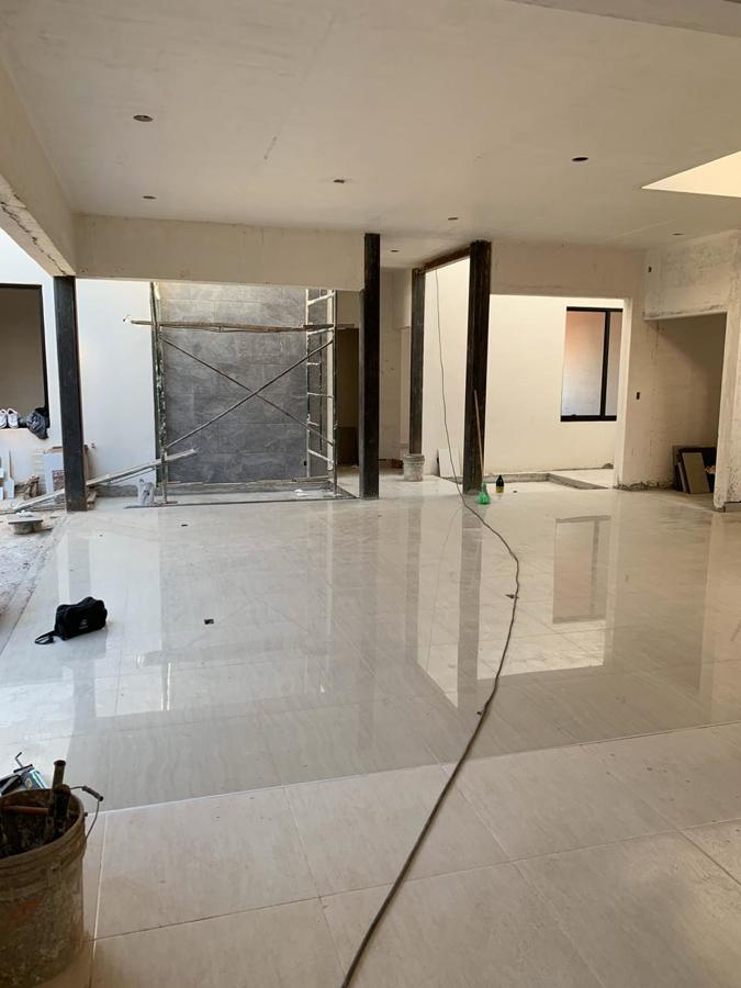 Sala - comedor en construcción