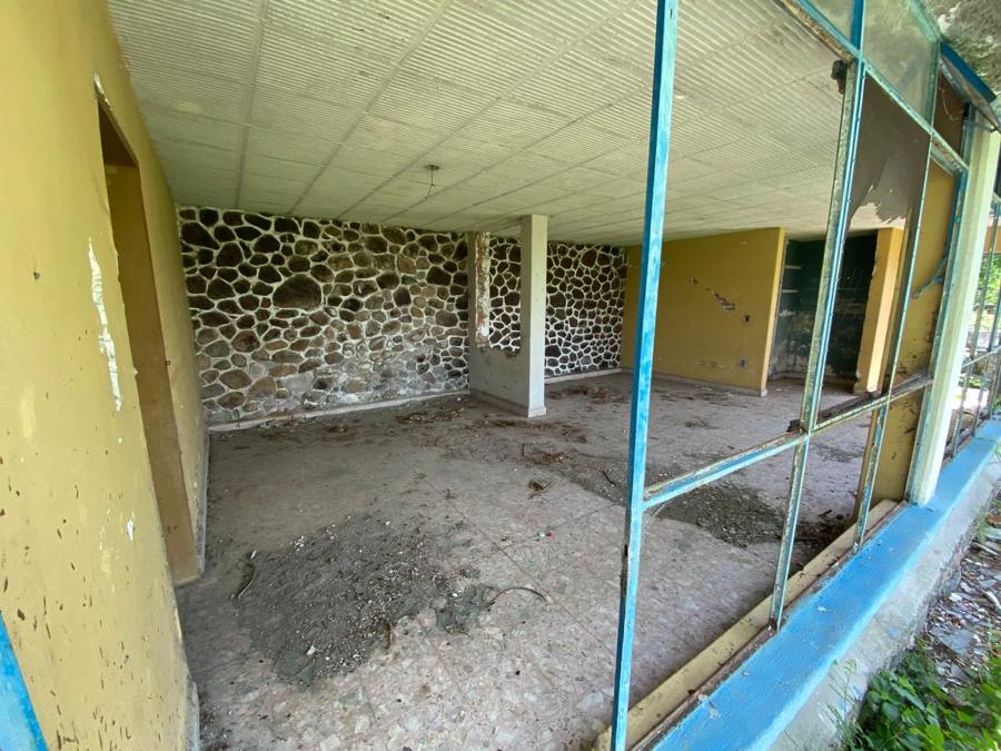 Sala de estar y cocina comedor antes