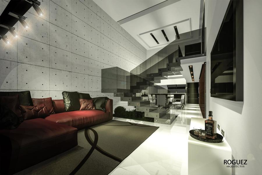 Sala de Tv a Doble Altura