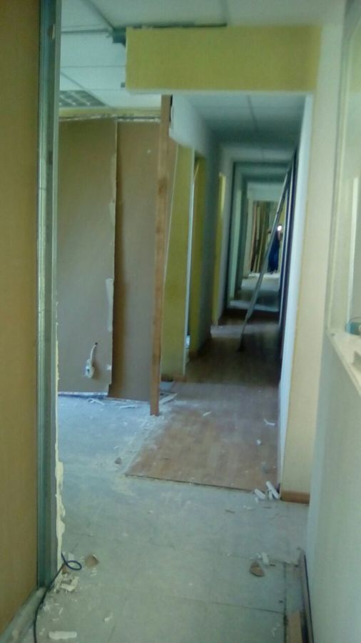 Se retiro piso laminado