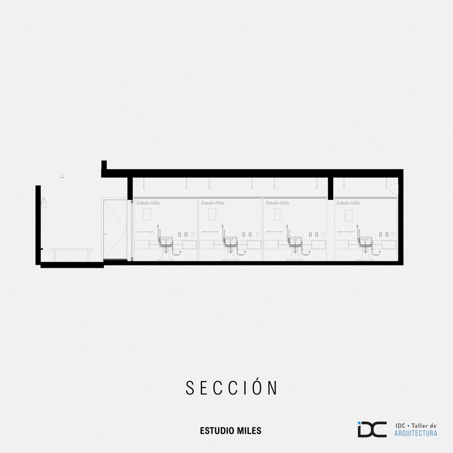 Sección longitudinal