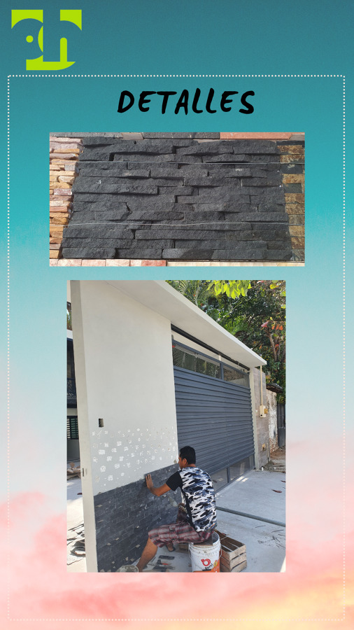 Seleccion de materiales en fachada