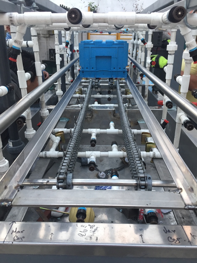 Sistema mecánico de arrastre