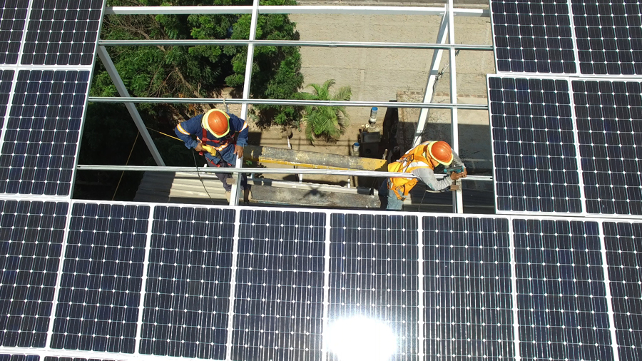 SUMINISTRO E INSTALACION DE SISTEMA DE PANELES SOLARES, PREDIO EL MANGLON 120 KWH