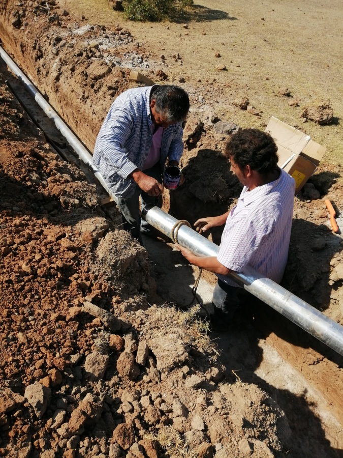 SUMINISTRO Y COLOCACION DE TUBERIA DE 4" DE Fo.Go.