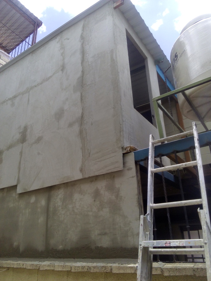 Terminado de muros en su parte exterior
