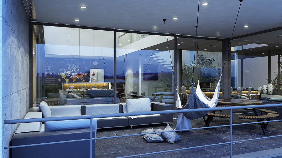 Terraza Ext. Casa Las Lomas