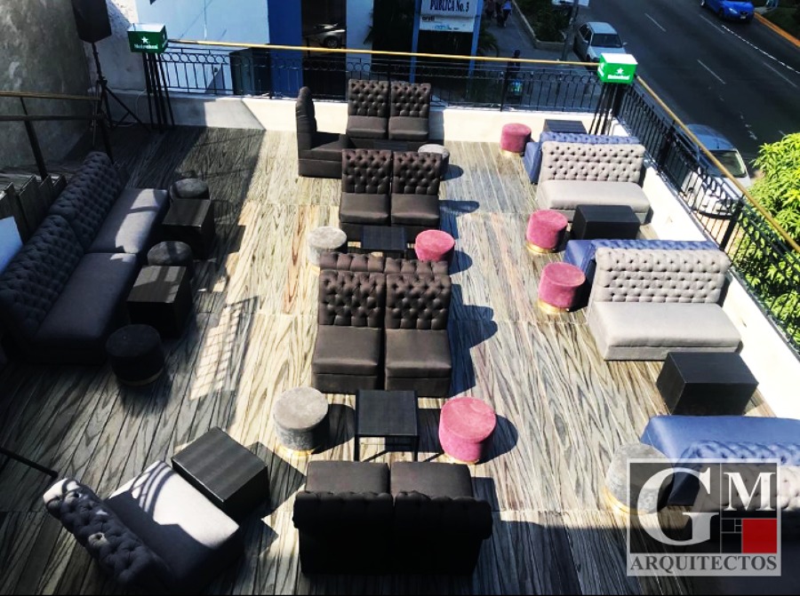 terraza terminada y amueblada