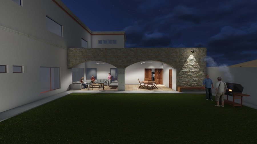 TERRAZA Y JARDIN