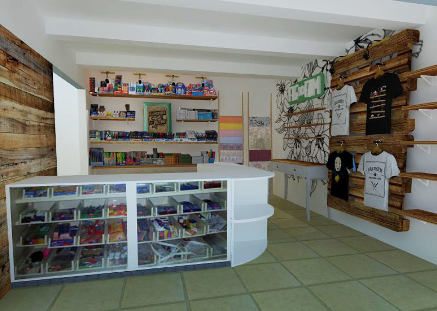 Tienda terminada y montada