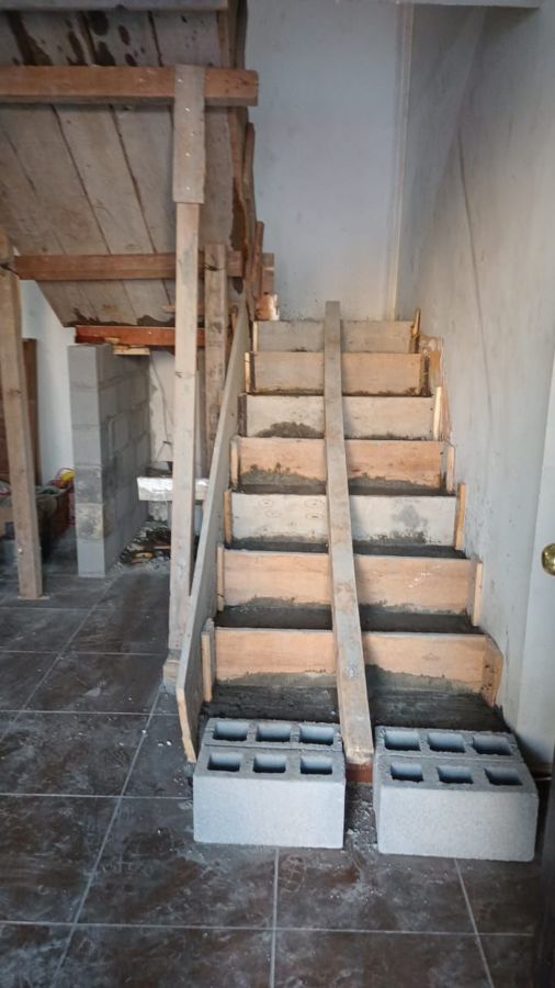 Vaciado de la escalera