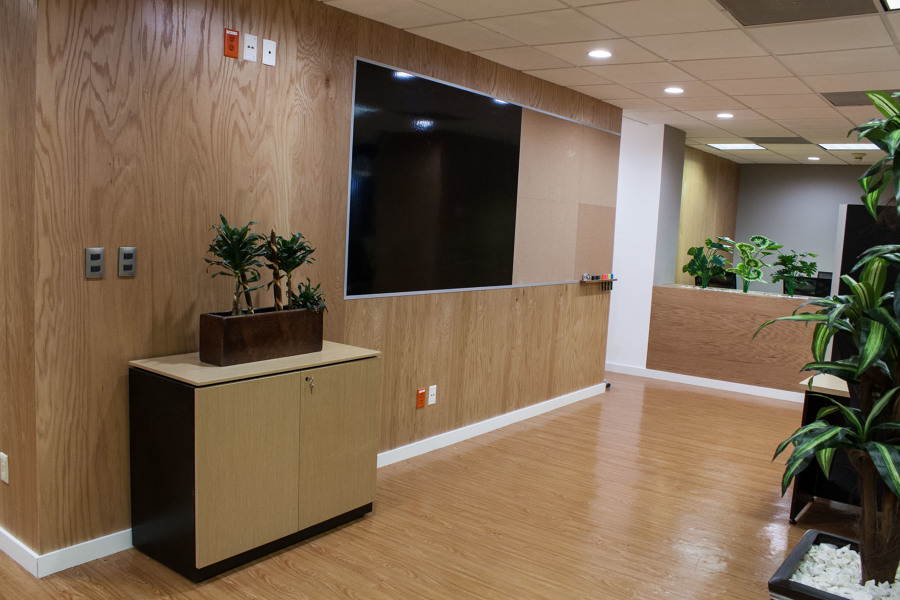 Vista de pizarrón de anuncios.