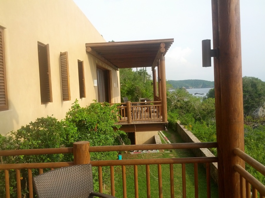 vista de terrazas de villas 3 y 4