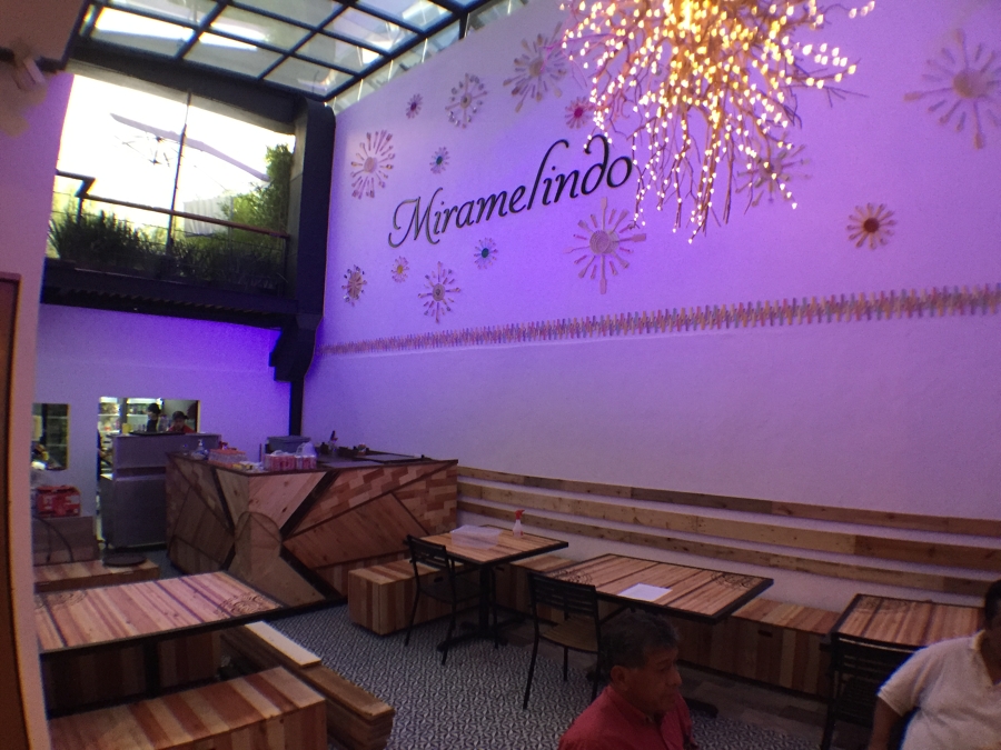 Vista del interior en proceso