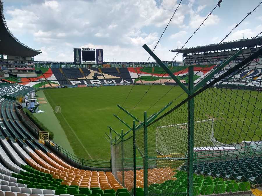 vista desde el palco 20 en remodelacion