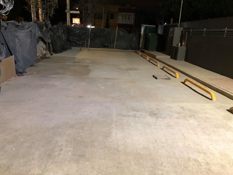 Vista estacionamiento