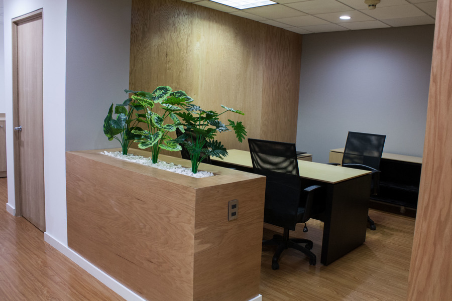 Vista general de oficina